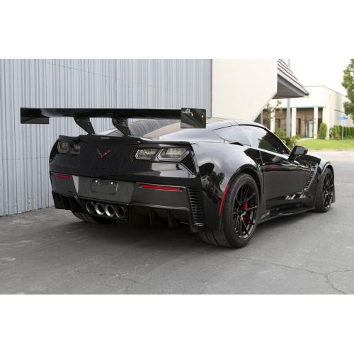 APR Performance - Chevrolet Corvette C7 Z06 / Grand Sport GTC-500 71" Chassis Mount Adjustable Wing 2015-Up (AS-107178)