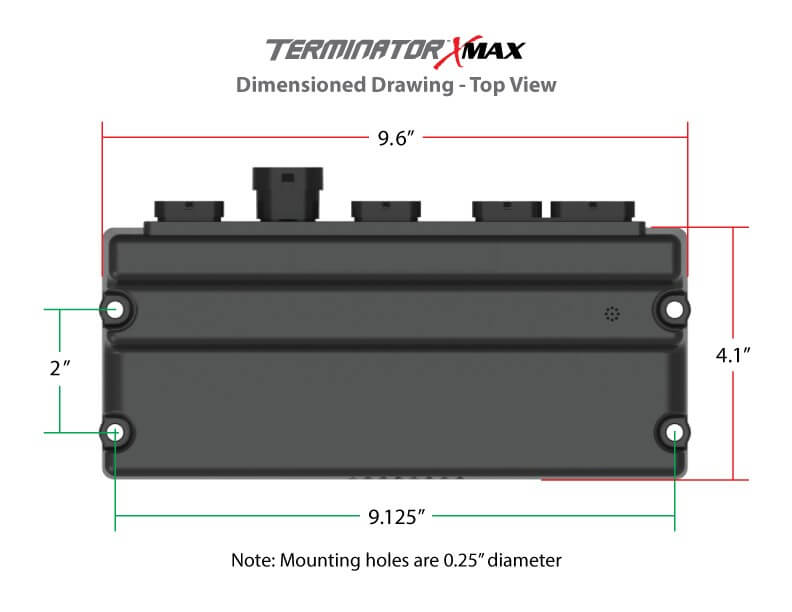 Holley - TERMINATOR X MAX 24X/1X EV6 LS MPFI KIT WITH DBW THROTTLE BODY AND TRANSMISSION CONTROL - WITHOUT 3.5" HANDHELD