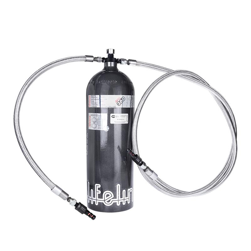 Lifeline USA - Zero 360 SFI 17.1 10lbs Automatic System - Braided Stainless Steel Hose