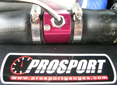 Pro Sport Gauges - Water Temp. Sender Radiator Hose Adaptor (PSWT3-)