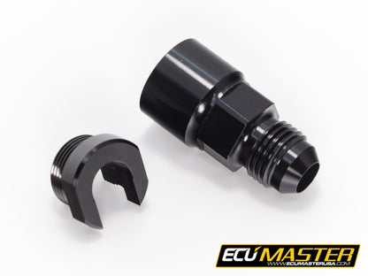 ECU MASTER - 3/8 QUICK RELEASE TO -6 AN MALE ADAPTER
