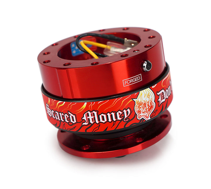 NRG - Liberación rápida Gen 2.0 - Cuerpo rojo / Anillo rojo (SRK-200RD-LITT) 