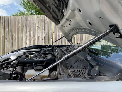 P2M - MAZDA MIATA (ND) 2016+ BLACK SERIES ENGINE HOOD DAMPER (P2-BHDNDMX5-TP)
