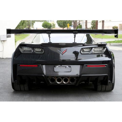 APR Performance - Chevrolet Corvette C7 Z06 / Grand Sport GTC-500 71" Chassis Mount Adjustable Wing 2015-Up (AS-107178)
