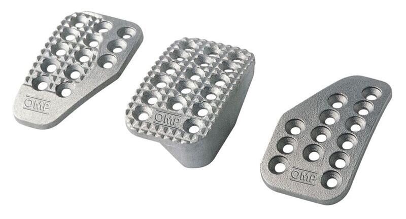 OMP - SET 3 PEDALS IN SAND-BLASTED ALUMINUM (OA/1000)