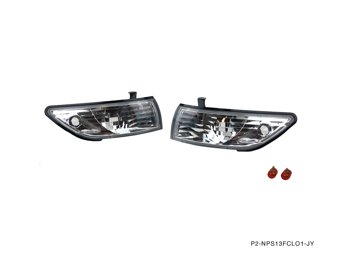 P2M - NISSAN S13 SILVIA CRYSTAL FRONT HEADLIGHT CORNER LAMP (P2-NPS13FCL01-JY)
