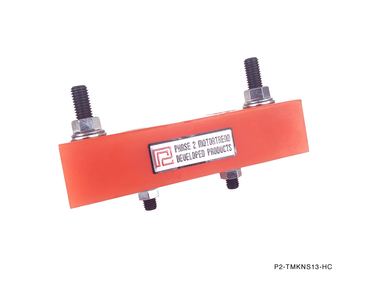 P2M - NISSAN S13/14 - SR20/KA24/CA18 SUPORTE DE TRANSMISSÃO DE POLIURETANO SÓLIDO (P2-TMKNS13-HC)
