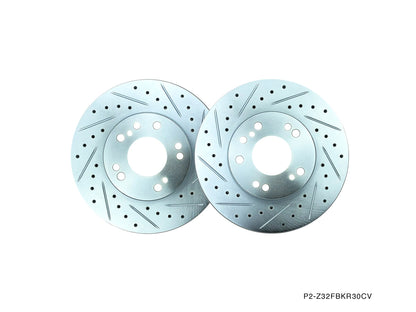 P2M - NISSAN Z32 300ZX (30MM) ROTORES DE FREIO DIANTEIRO (P2-Z32FBKR30)