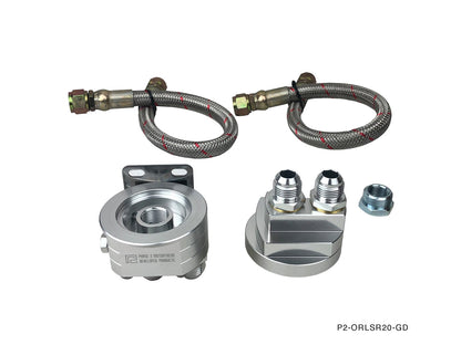 P2M - NISSAN SR20DET OIL FILTER RELOCATION KIT (P2-ORLSR20-GD)