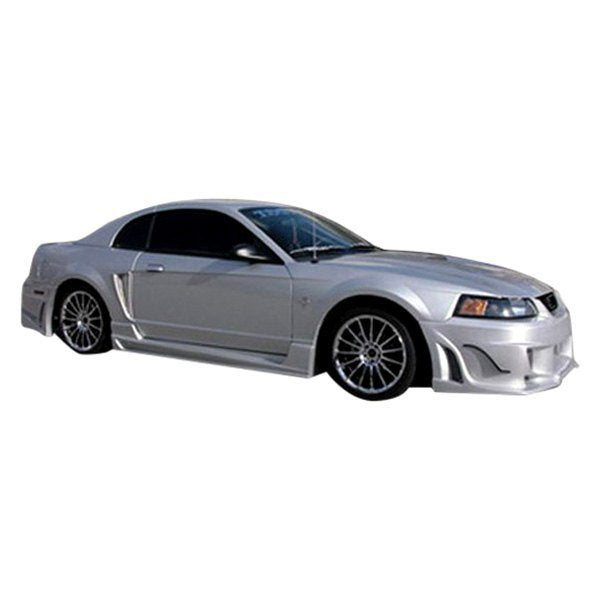 KBD - Ford Mustang 1999-2004 V Spec Style 2 peças saias laterais de poliuretano (37-2281)