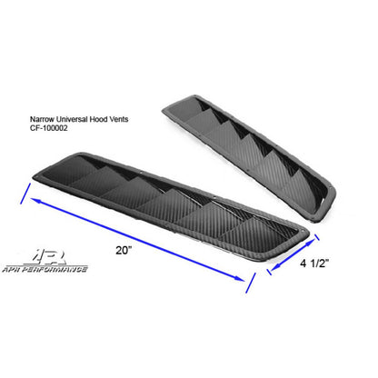 APR Performance - Universal Hood Vents Narrow (pair) (CF-100002)