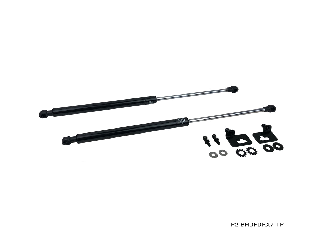P2M - MAZDA RX7 FD3S 1993-97 SÉRIE PRETA AMORTECEDOR DO CAPOT DO MOTOR (P2-BHDFDRX7-TP)