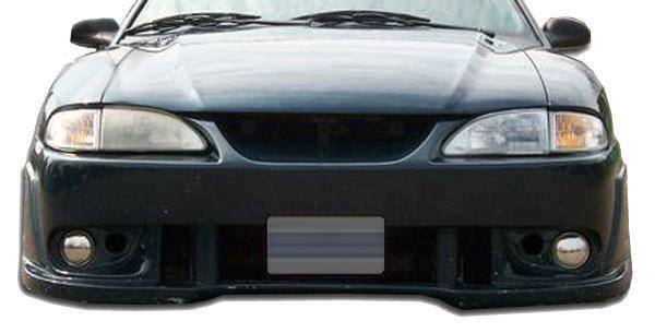 KBD - Ford Mustang 1994-1998 Spy 2 estilo 1 peça pára-choque dianteiro de poliuretano (37-2219)