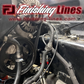 Finishing Lines - C6 Corvette ABS Delete Brake Line Kit - Stock Master Cylinders