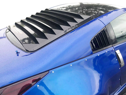 KBD - Nissan 350Z 2003-2008 KBD Alças de janela de poliuretano de 2 peças com persianas (37-6090)