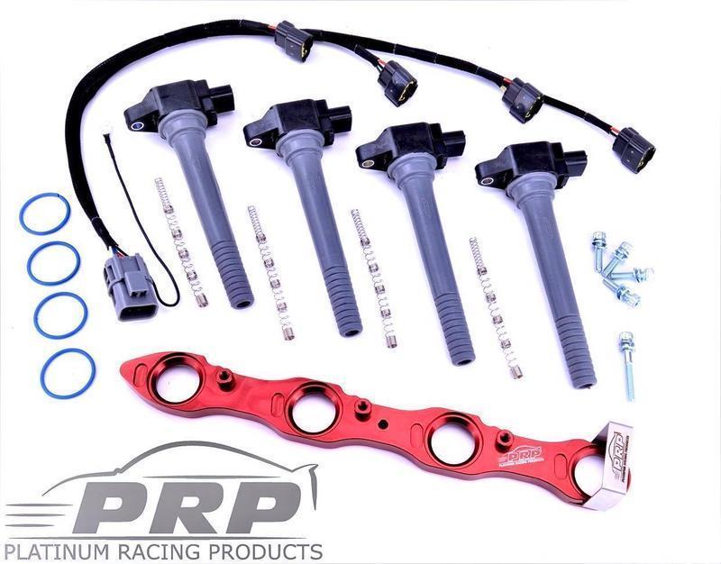 Platinum Racing Products - Kit de bobina SR20 para S13 y Series 1 S14 y 180SX, cubierta de balancín de orificio grande