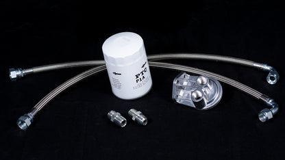 Sikky Manufacturing - Sikky Universal LSx Swap Filter Kit de realocação do filtro de óleo com linhas de 36″ (SM-RK002)