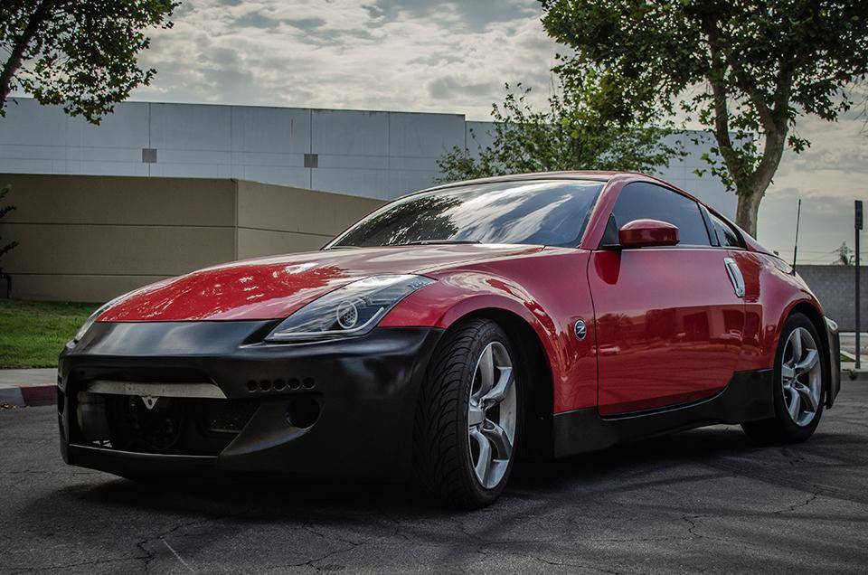 KBD - Nissan 350Z 2003-2008 357Mag Estilo Faldones laterales de poliuretano de 2 piezas (37-6084)