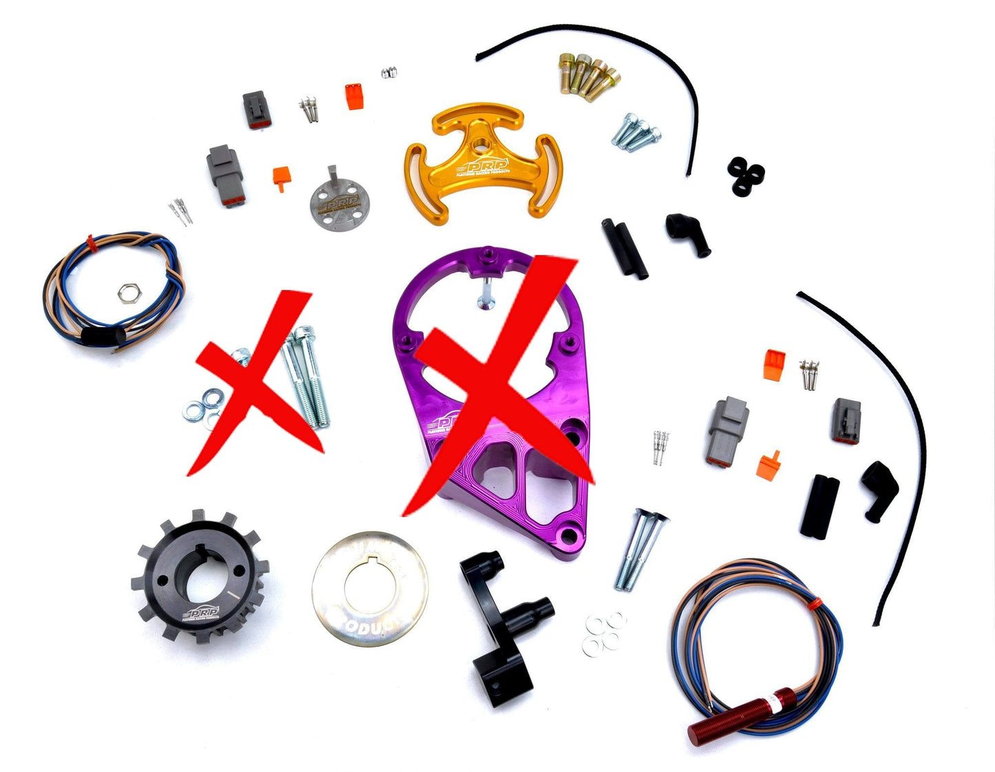 Productos Platinum Racing - RB TWIN CAM FULL TRIGGER KIT CAM &amp; CRANK (12 DIENTES)