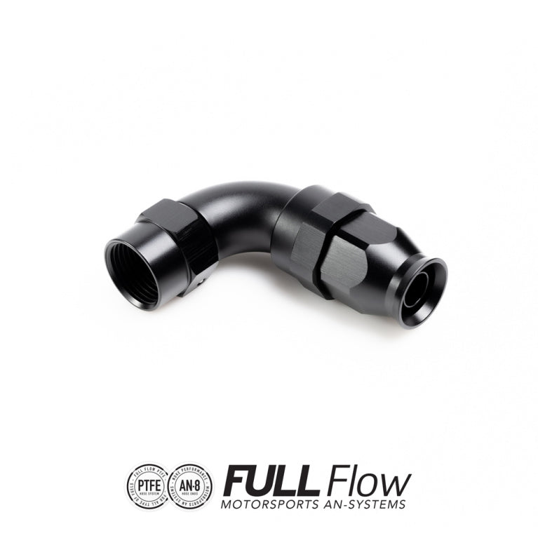 Nuke Performance - Encaixe de Extremidade de Mangueira de PTFE de Alto Fluxo 90 Graus