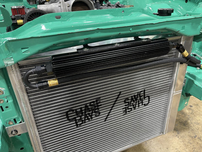 Chase Bays - Inline Power Steering Cooler - Black (CB-U-IPSC)