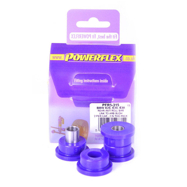 Powerflex USA - BMW E36 / E30 / E28 / E24 Enlace de la barra estabilizadora trasera al buje del brazo