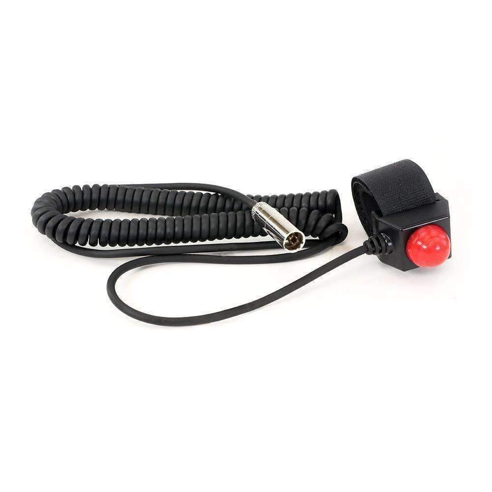 Radios resistentes - Volante con montaje de velcro Push to Talk (PTT) con cable en espiral para arneses de automóviles