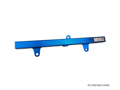P2M - NISSAN S13 SR20DET BILLET ALUMINUM FUEL RAIL KIT - TOP FEED (P2-FRKTNS13-WSK)