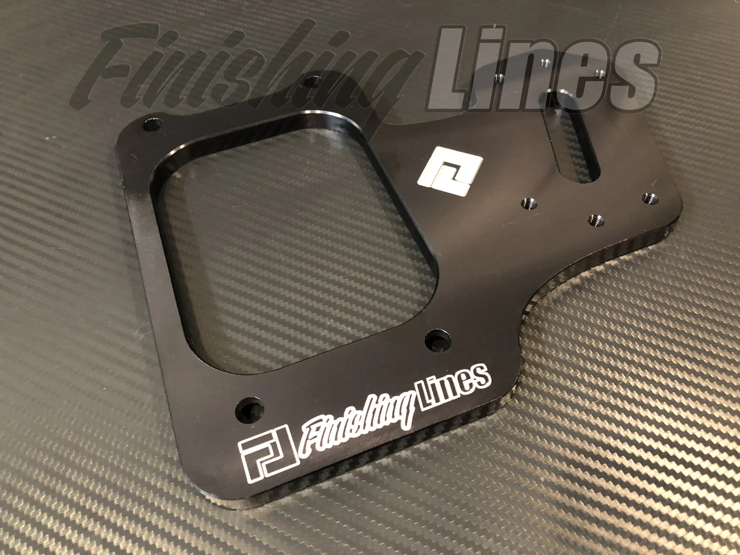 Finishing Lines - Placa de montaje de freno por etapas serie B/D - Black Edition