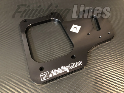 Finishing Lines - Placa de montaje de freno por etapas serie B/D - Black Edition