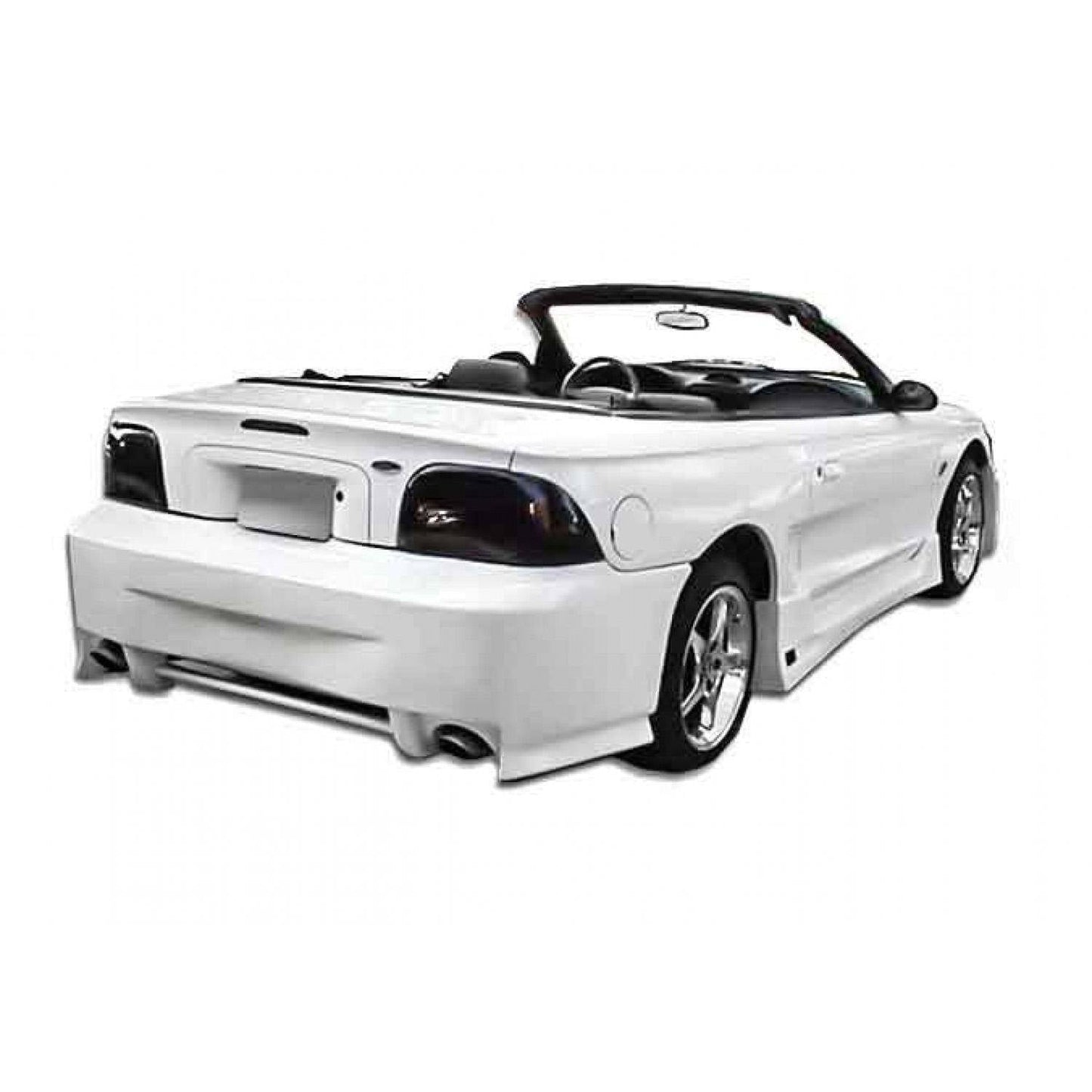 KBD - Ford Mustang 1994-1998 Spy 2 Estilo 1 peça Pára-choques traseiro de poliuretano (37-2220)