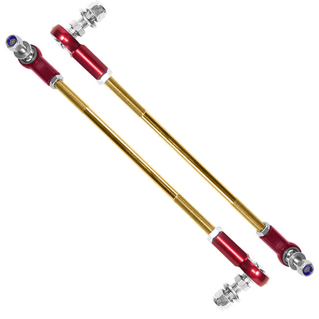 AKG Motorsport - BMW Adjustable Sway Bar Links FRONT PRO – E28, E30 M3, E34, E36 M3, MZ3 (STBF36)