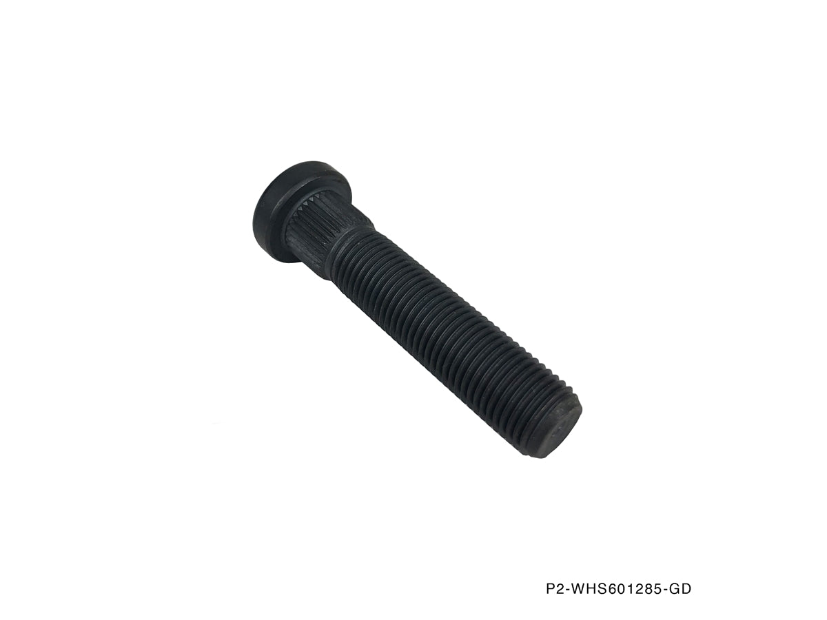 P2M - NISSAN 12.85MM KNURL ESTENDIDO PARAFUSOS DE RODA: M12X1.25 ROSCA (P2-WHS601285-GD)