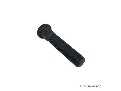 P2M - NISSAN 12.85MM KNURL ESTENDIDO PARAFUSOS DE RODA: M12X1.25 ROSCA (P2-WHS601285-GD)