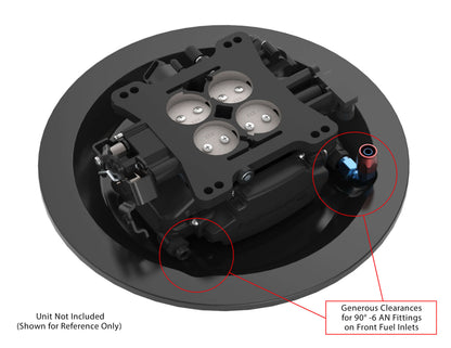 Holley - SNIPER EFI AIR CLEANER DROP BASE - BLACK
