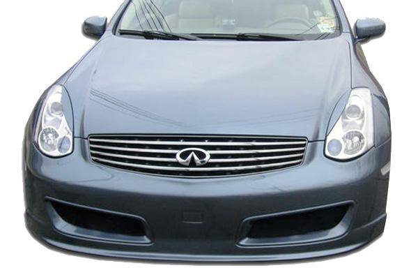 KBD - Infiniti G35 2DR Coupe 2003-2007 Nismo Style 1 Piece Polyurethane Front Bumper (37-2213)