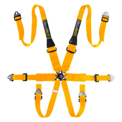 Racetech - Arnês leve Pro 6 Point FHR (RTPRLWH) 