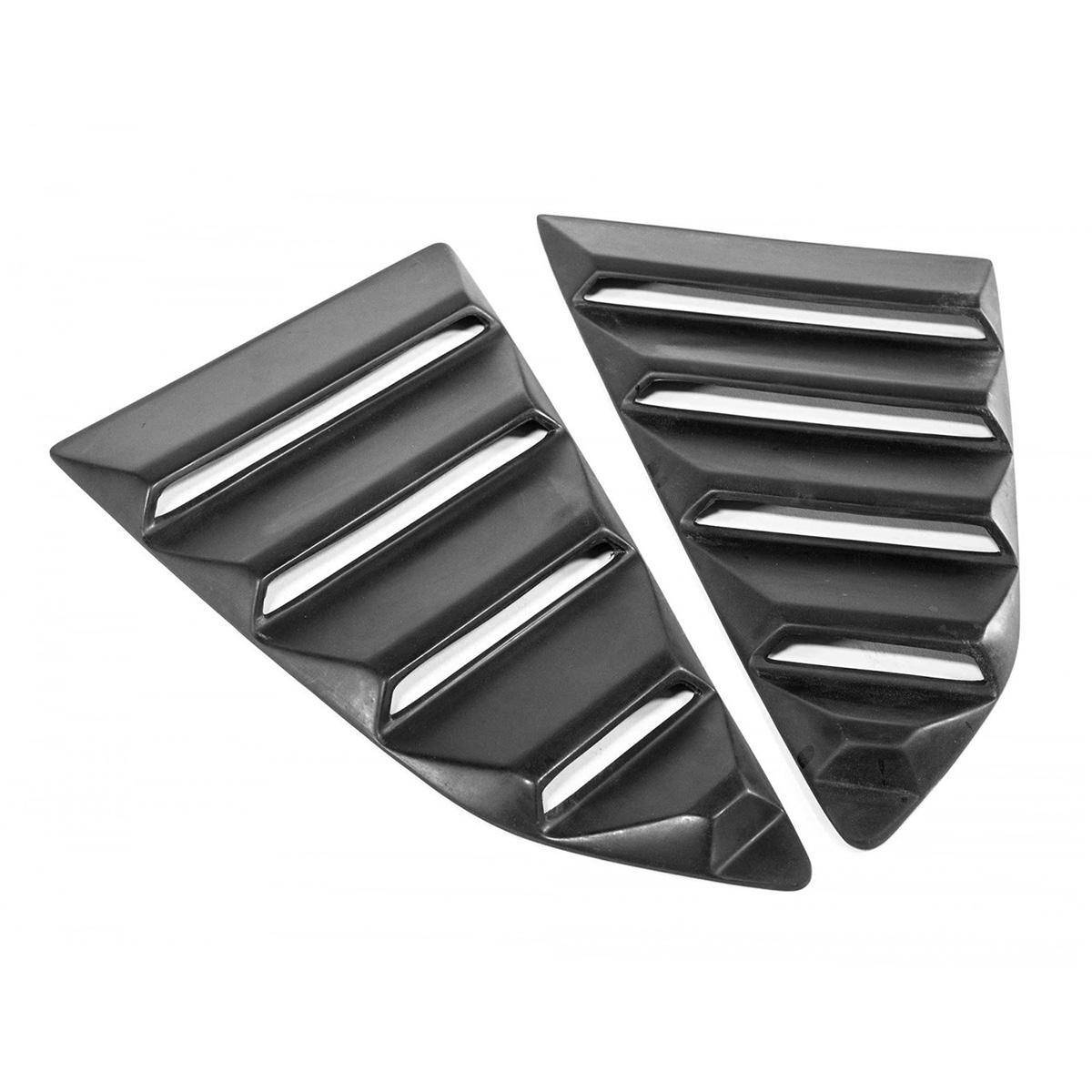 KBD - Chevrolet Camaro 2016-2021 Louvered Style 2 Piece Polyurethane Window Scoops (37-6069)