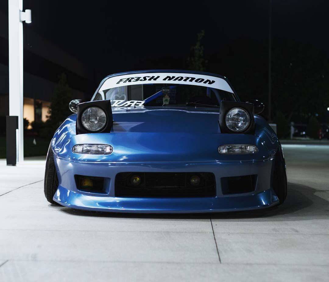 KBD - Mazda Miata 1990-1997 Deuce Style 1 Piece Polyurethane Front Bumper (37-6070)