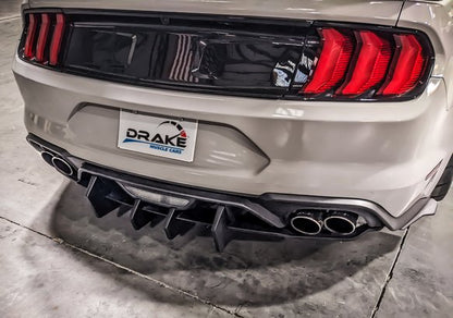 Holley - DRAKE MUSCLE CARS 18+ KIT DE ASPAS PARA MUSTANG PARA DIFUSOR TRASERO (JR3B-6540544-B)