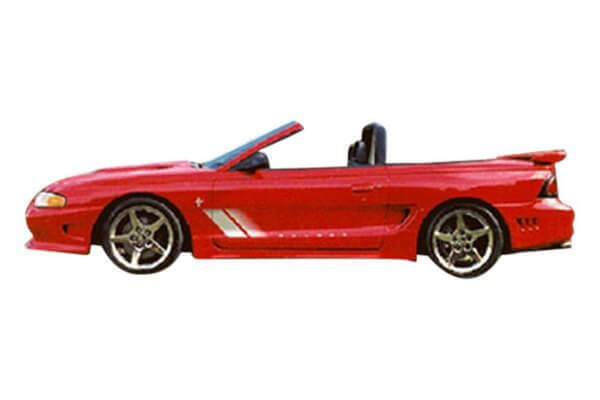 KBD - Ford Mustang 1994-1998 estilo Sallen 2 peças tampas de porta de poliuretano/preenchimento (37-2146)