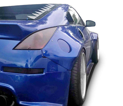 KBD - Nissan 350Z 2003-2008 KBD Alças de janela de poliuretano de 2 peças com persianas (37-6090)