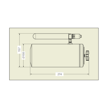 Lifeline USA - Zero 360 FIA 3.0kg Novec 1230 Carga remota - Sistema de CD