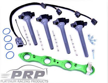 Platinum Racing Products - Kit de bobina SR20 para S13 y Series 1 S14 y 180SX, cubierta de balancín de orificio grande