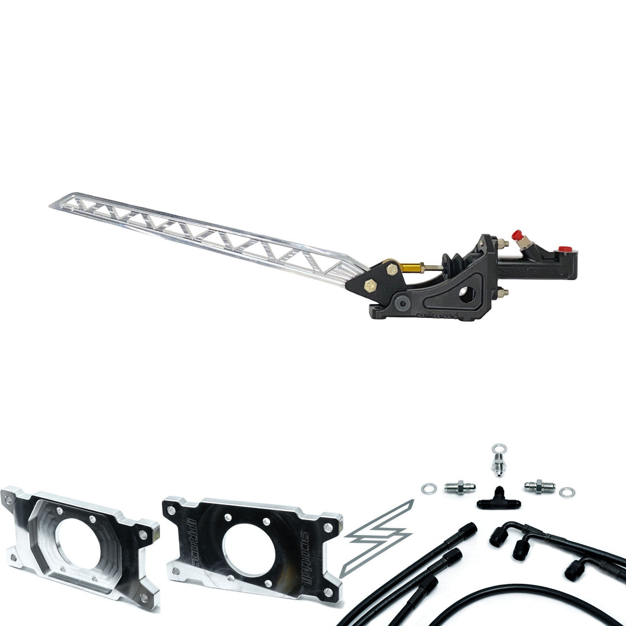 Synergy Race Development - 05-14 Mustang Upper Edge Handbrake Kit