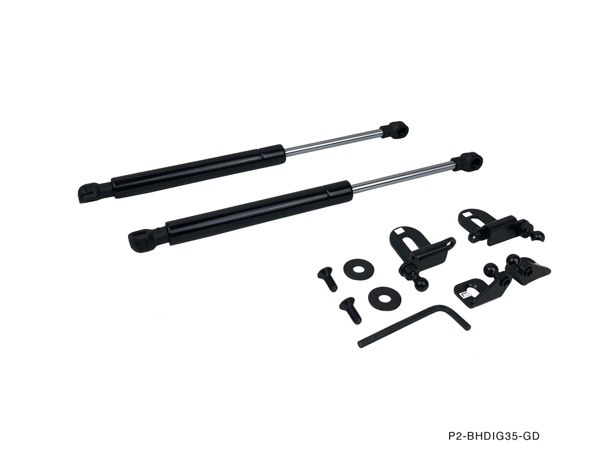 P2M - INFINITI G35 BLACK SERIES ENGINE HOOD DAMPER 2003-06 (SEDAN / COUPE) (P2-BHDIG35-TP)