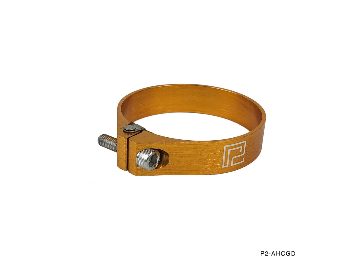 P2M - ALUMINUM HOSE CLAMPS GOLD (P2-AHCGD)