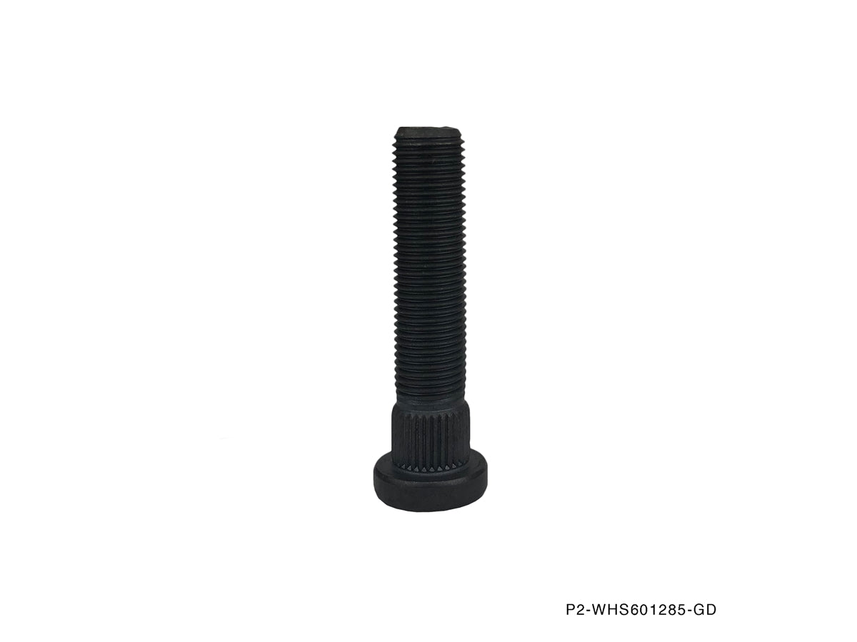 P2M - NISSAN 12.85MM KNURL ESTENDIDO PARAFUSOS DE RODA: M12X1.25 ROSCA (P2-WHS601285-GD)