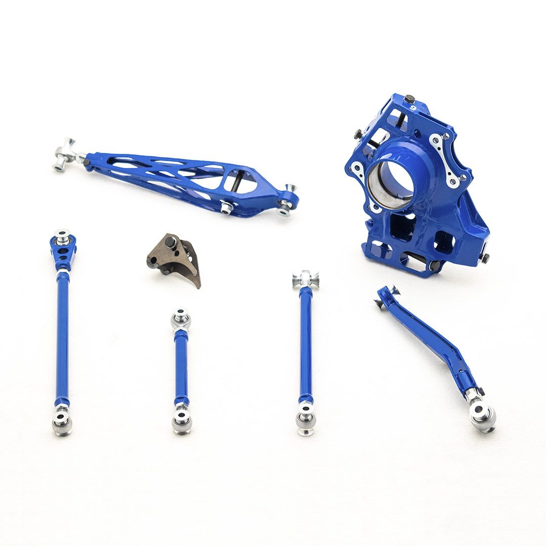 WiseFab - Toyota Supra A90 Rear Wide Suspension Drop Knuckle Kit