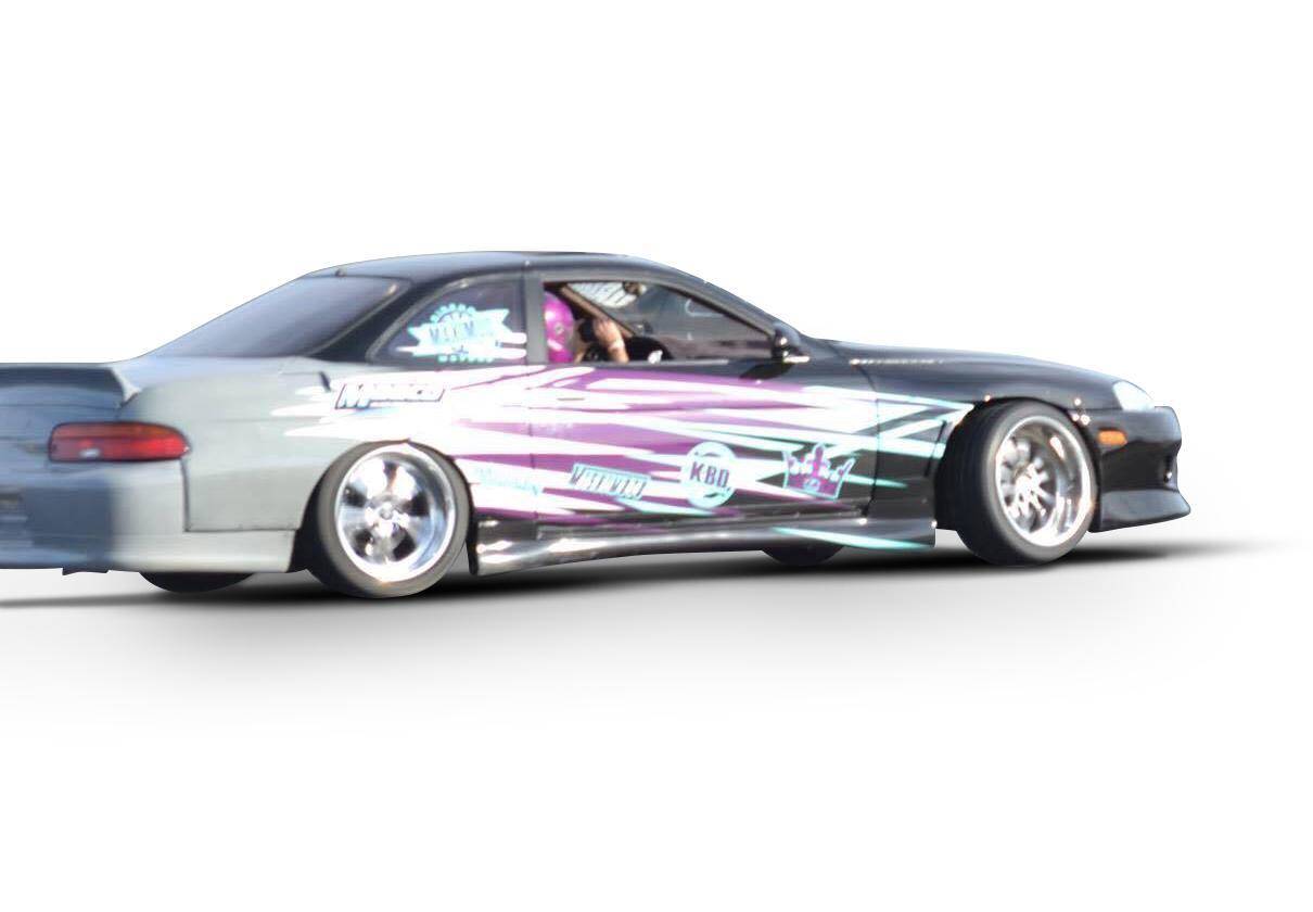 KBD - Lexus SC SC300 SC400 1992-2000 VTX Estilo 2 peças saias laterais de poliuretano (37-6063)